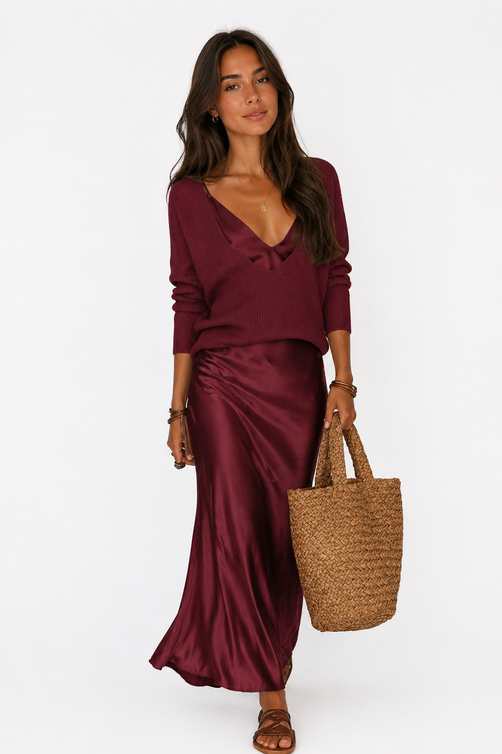Conjunto Elegance de Vestido y Punto