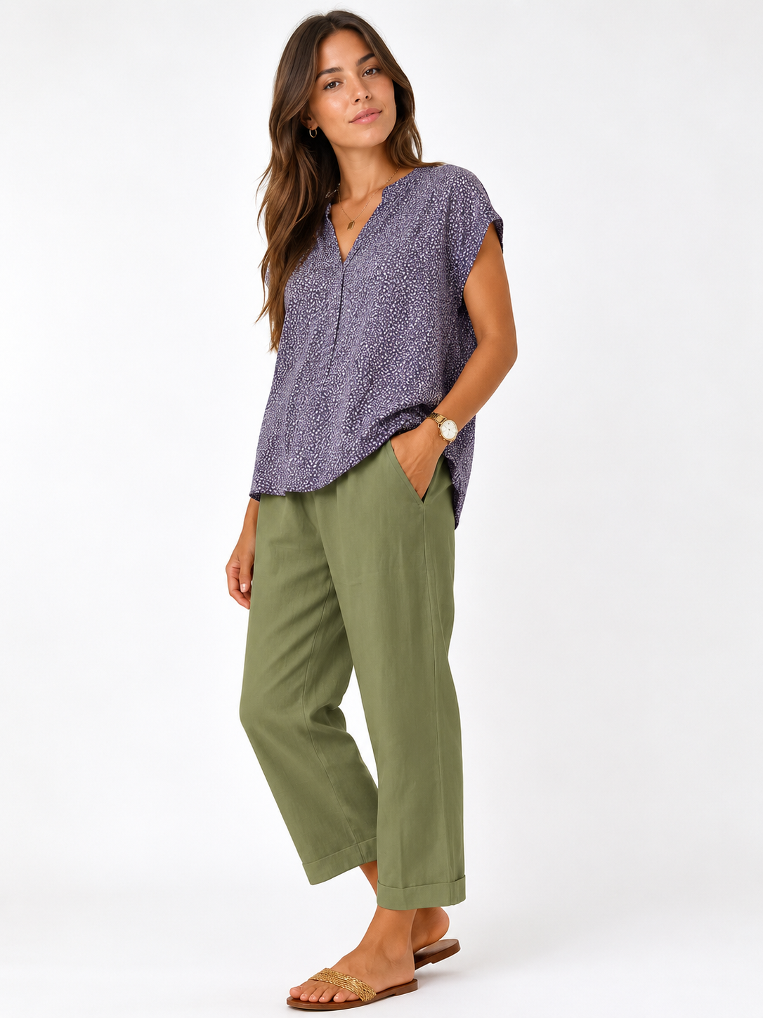 Pantalón Riviera de Corte Recto