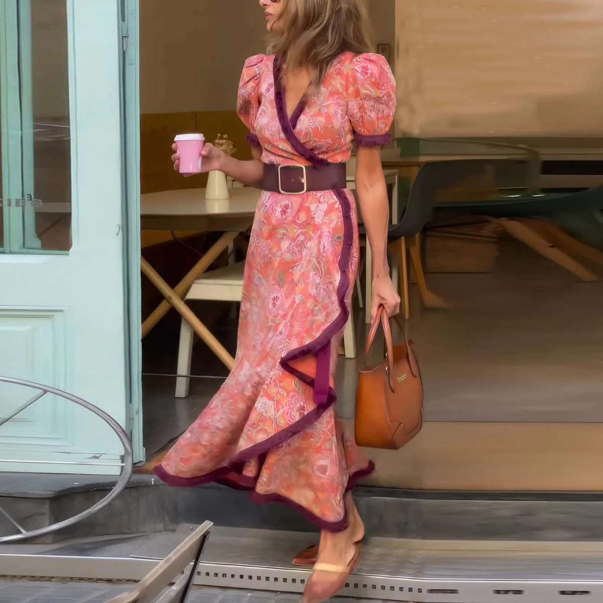 Vestido Maxi Rosé