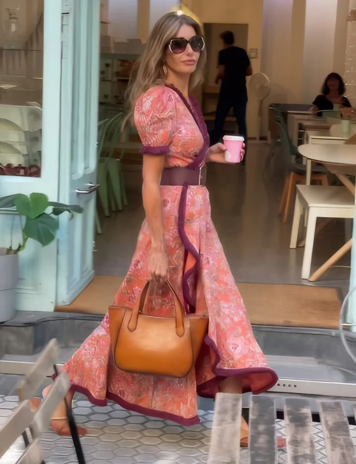 Vestido Maxi Rosé