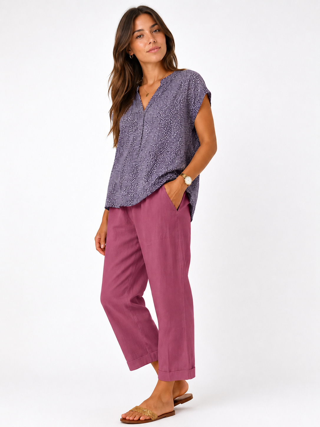 Pantalón Riviera de Corte Recto