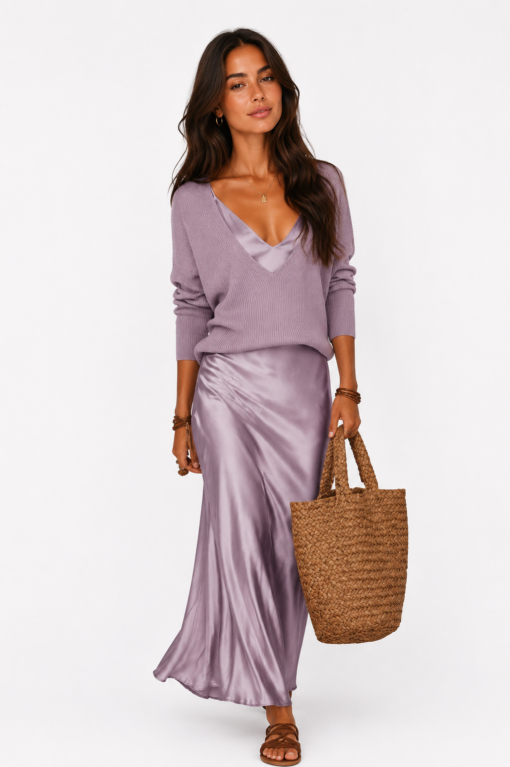 Conjunto Elegance de Vestido y Punto