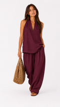 Conjunto Riviera de Lino Texturizado