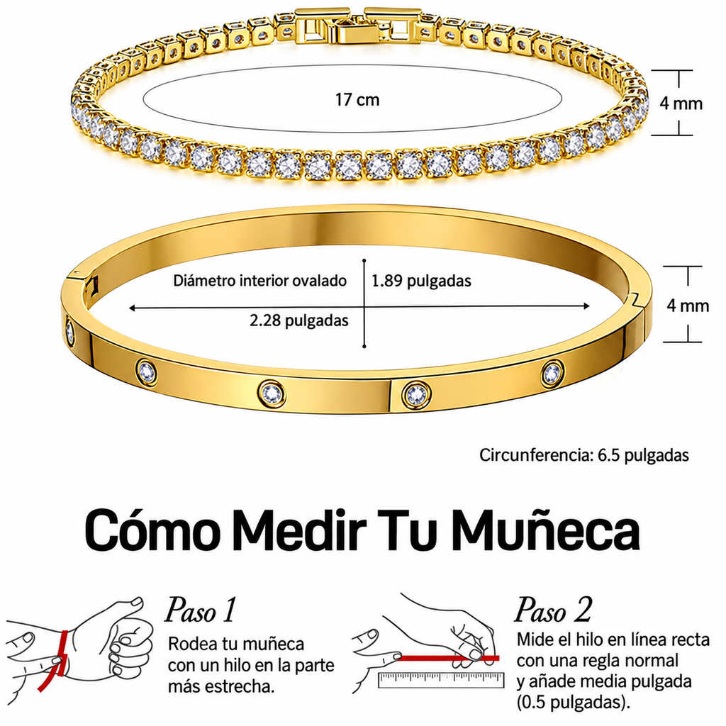 Pulseras de Tenis FOEXA – Elegancia que combina