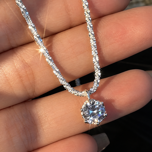 Conjunto de Collar y Pendientes de Plata 925 FOEXA