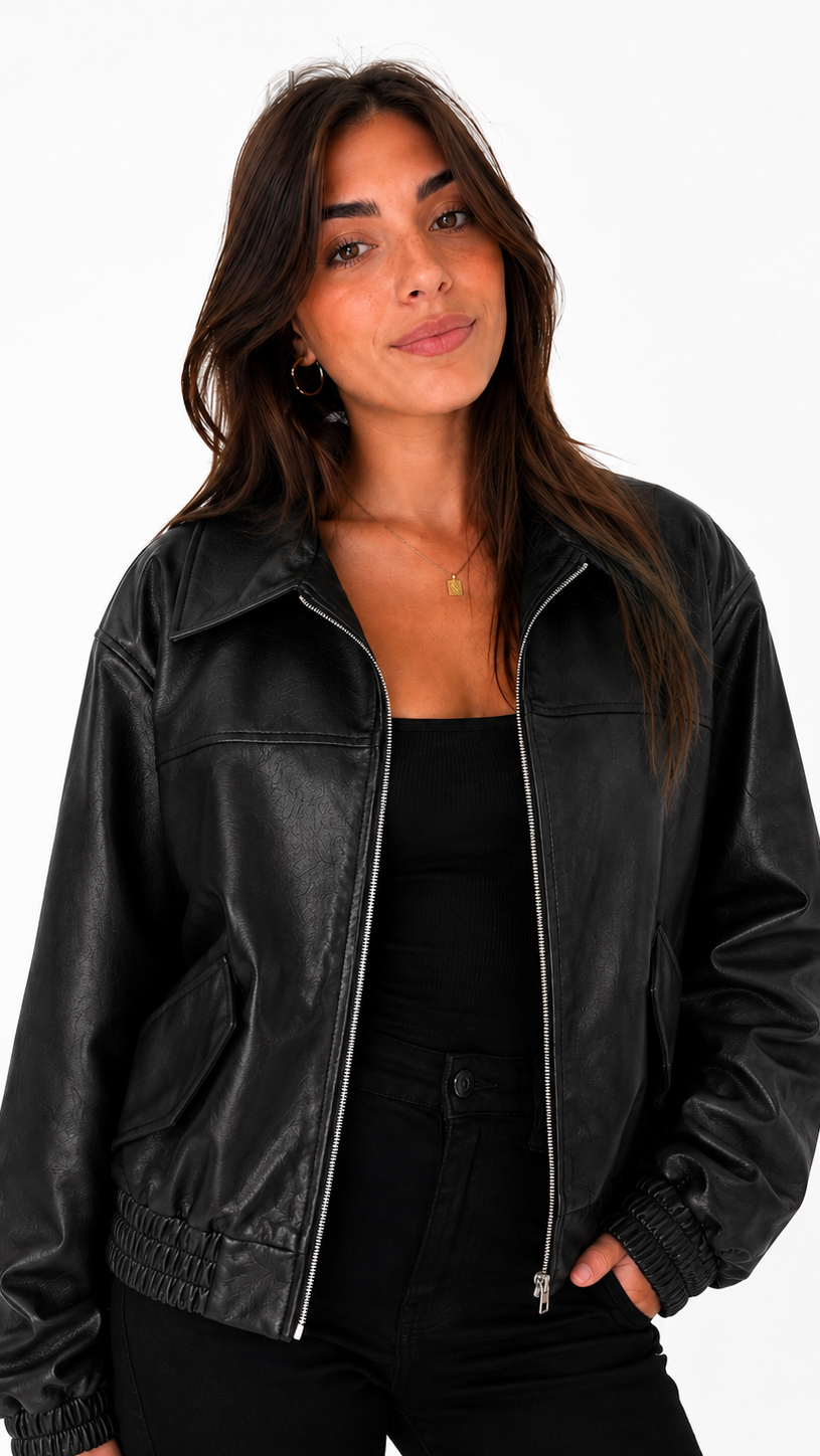 FOEXA Chaqueta Biker Mujer