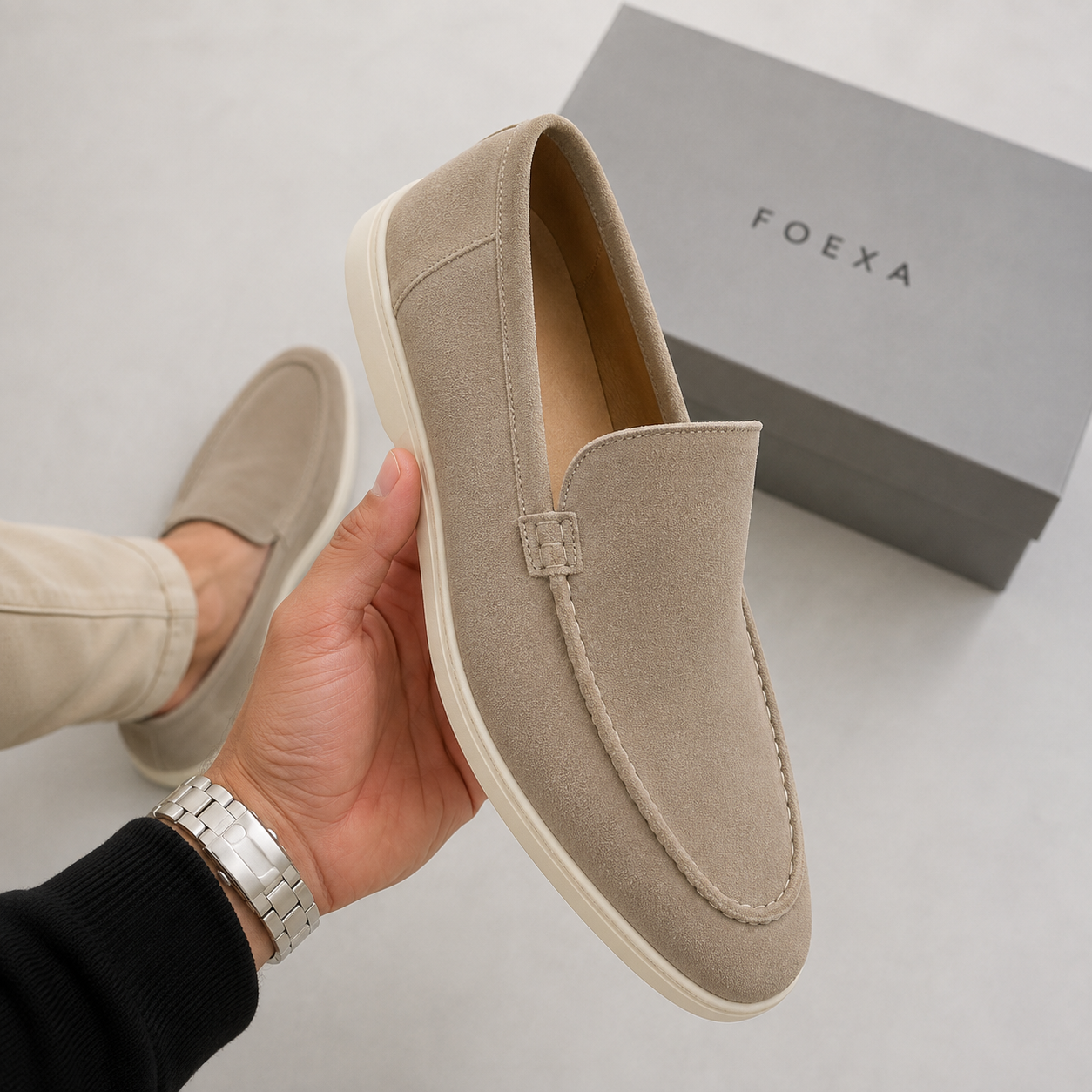 FOEXA Mocasines Hombre Elegantes
