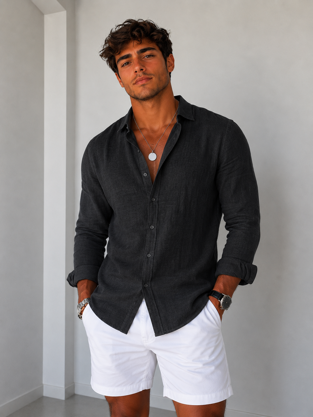 FOEXA Camisa Hombre Verano