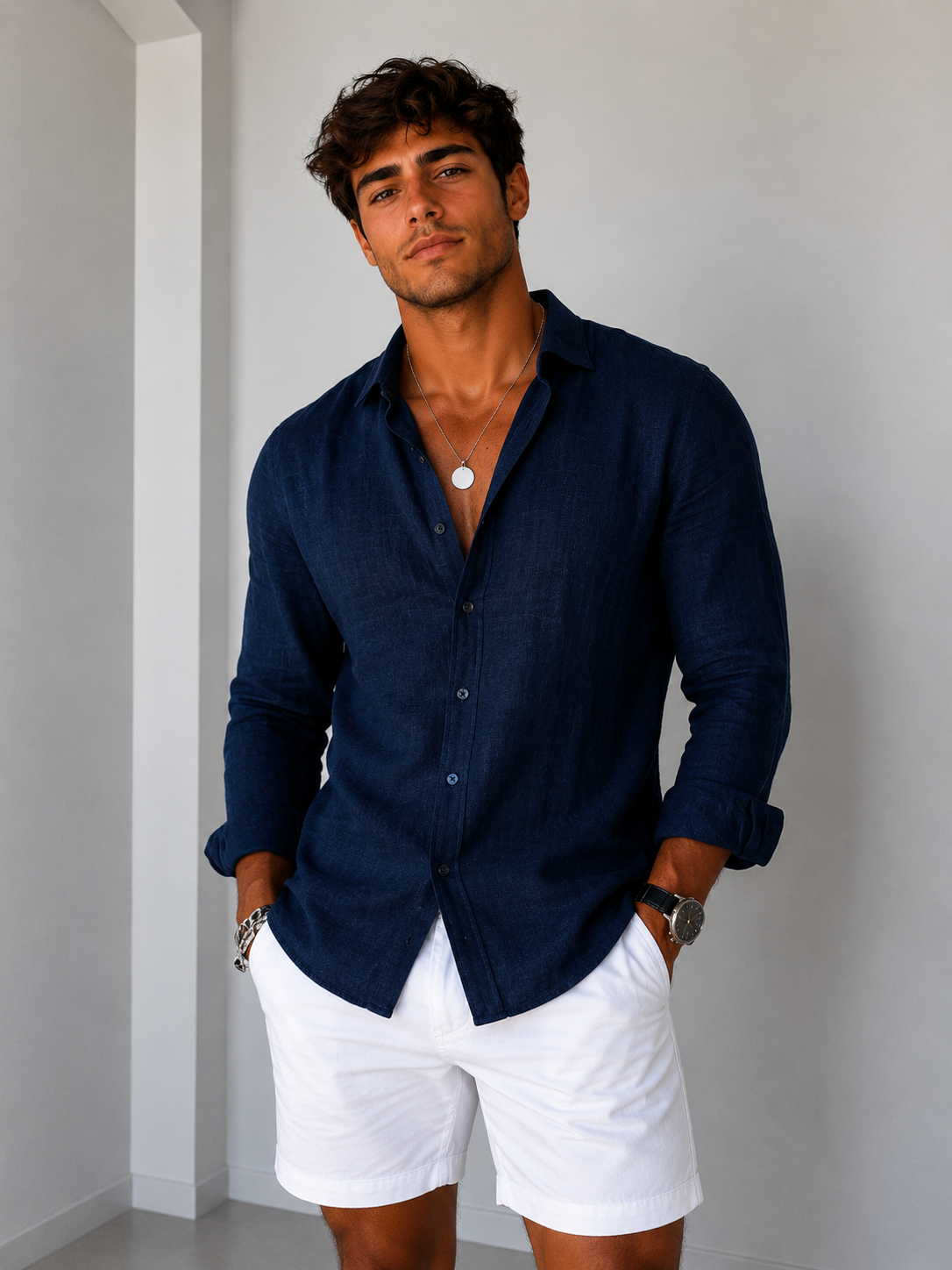 FOEXA Camisa Hombre Verano