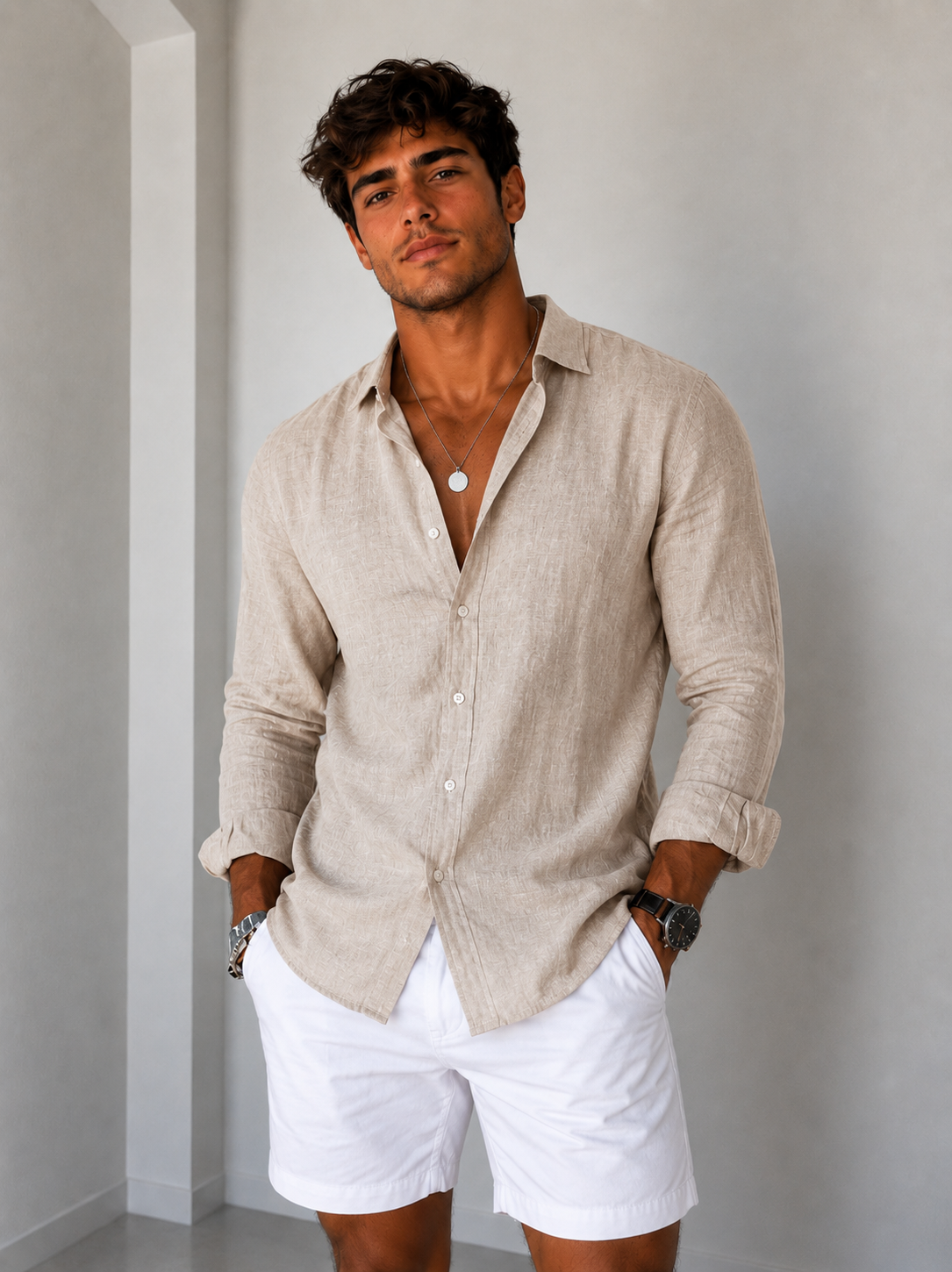 FOEXA Camisa Hombre Verano