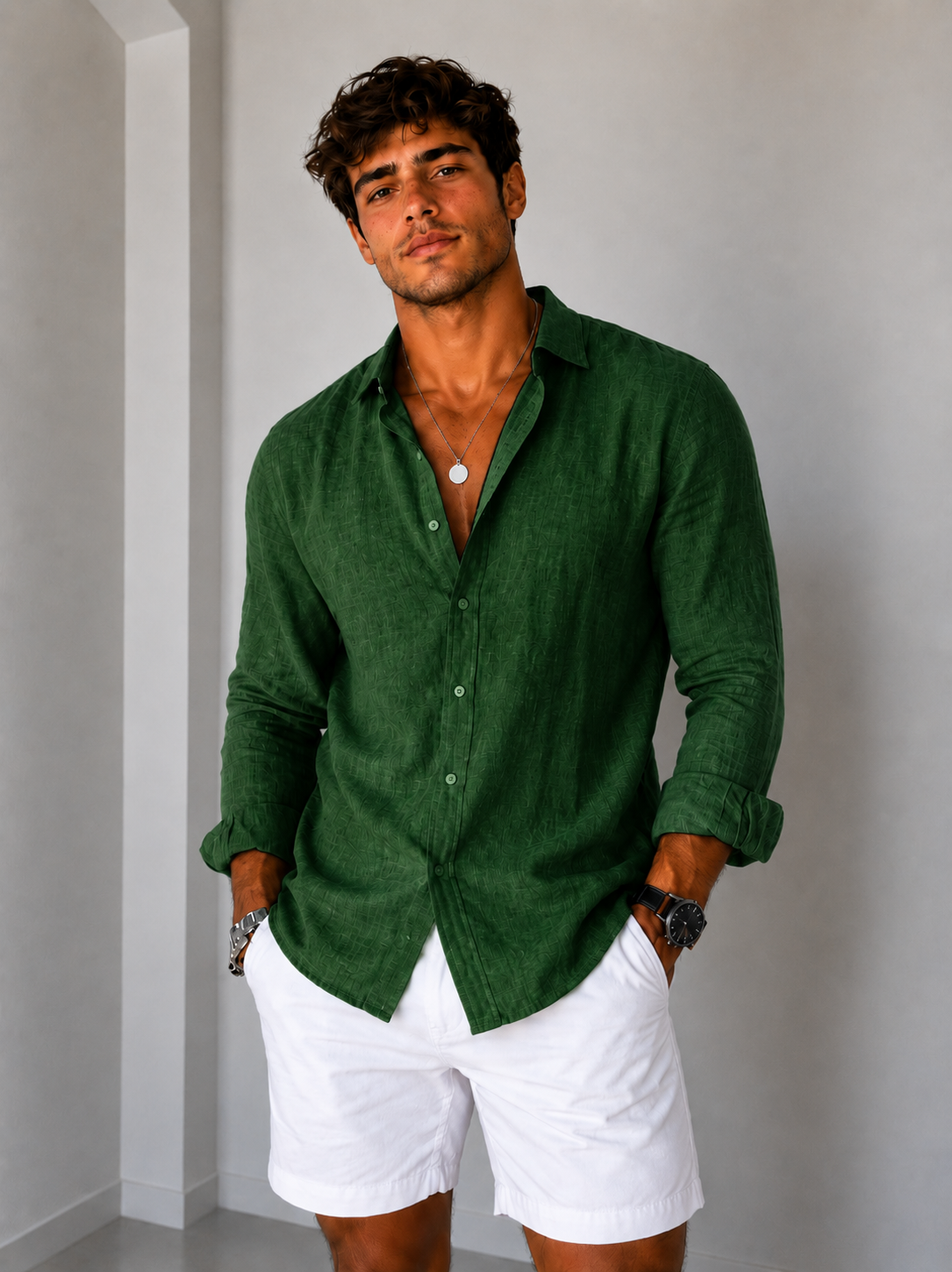 FOEXA Camisa Hombre Verano