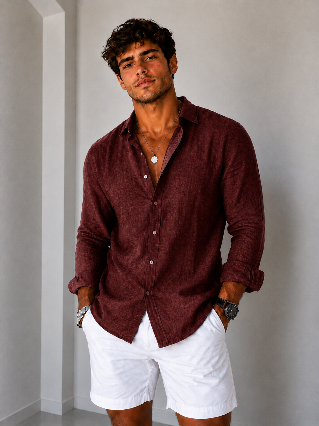 FOEXA Camisa Hombre Verano