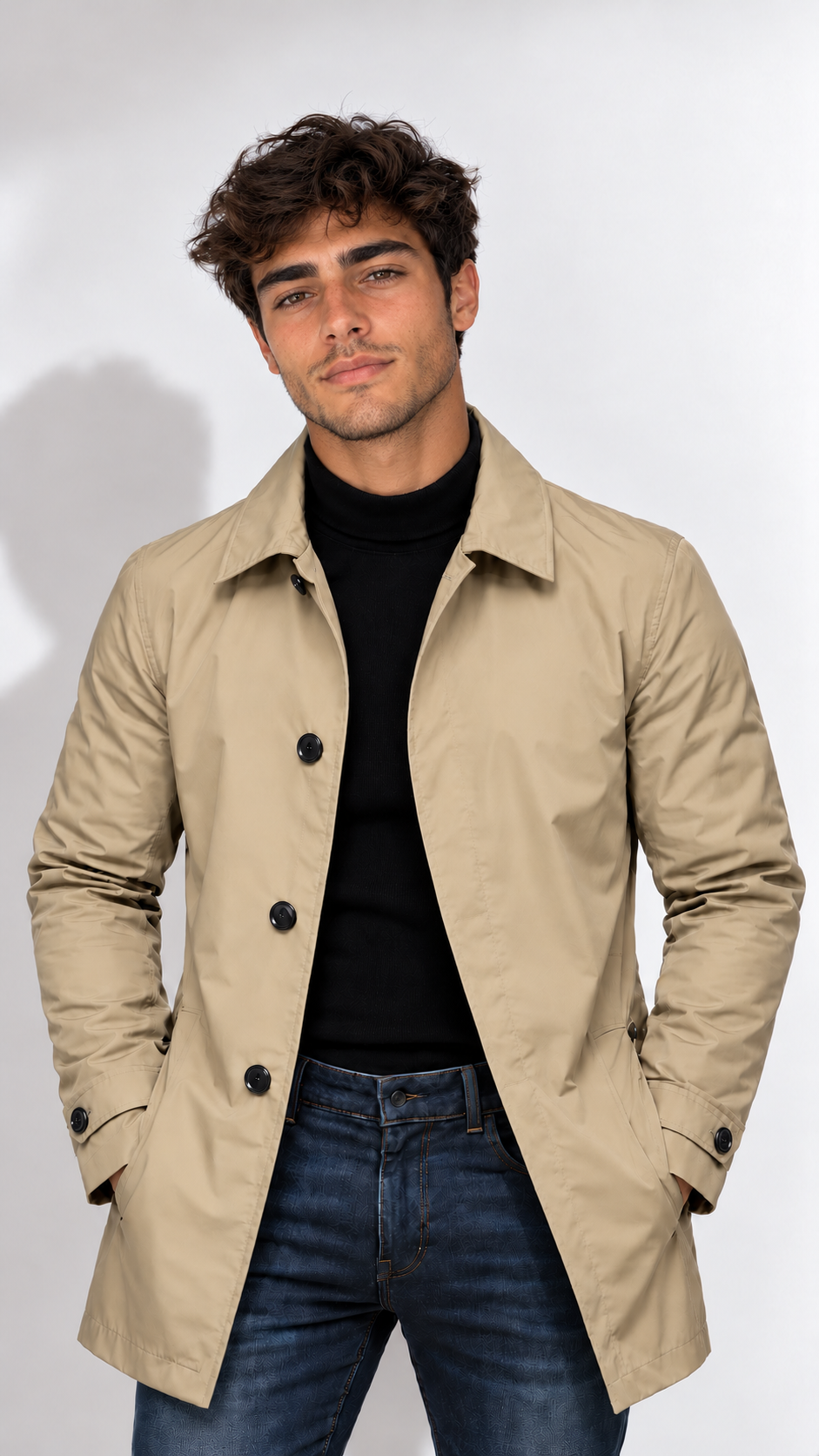 FOEXA | Cortavientos Impermeable Elegante para Hombre