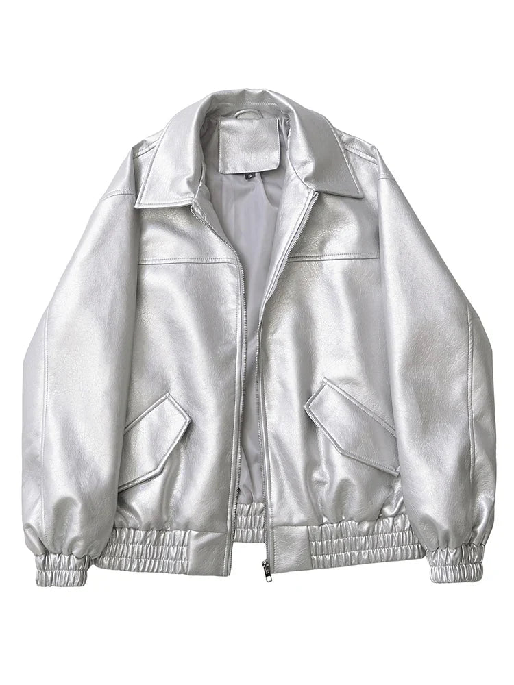 Chaqueta Biker Vintage de Polipiel