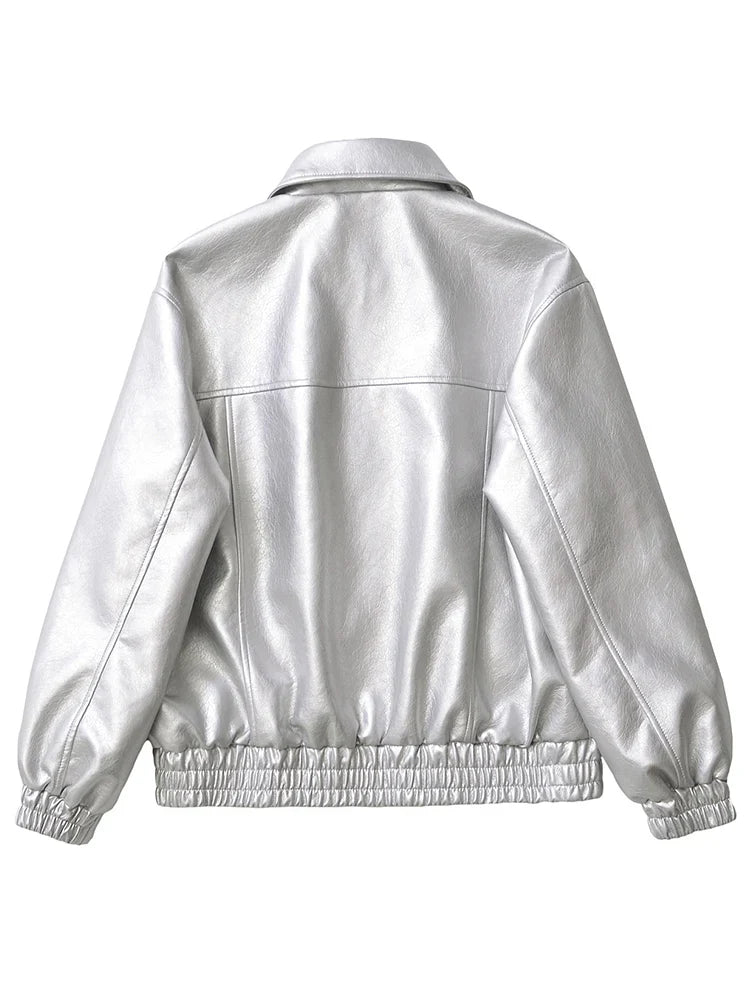 Chaqueta Biker Vintage de Polipiel