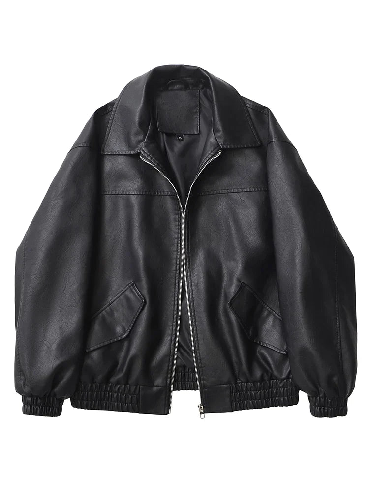 Chaqueta Biker Vintage de Polipiel
