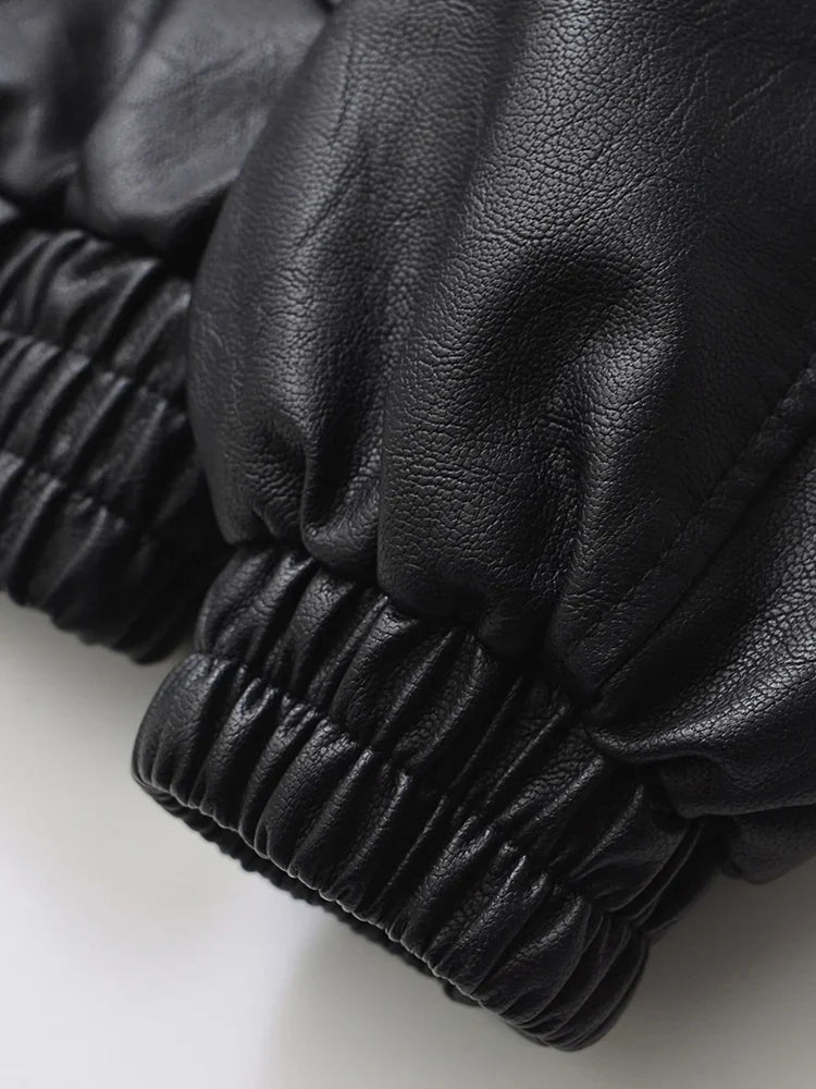 Chaqueta Biker Vintage de Polipiel
