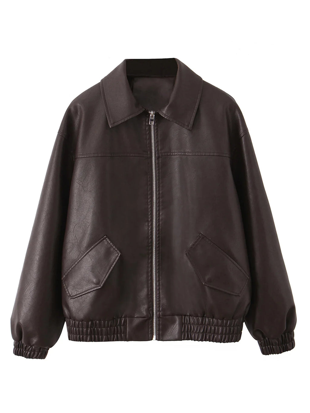 Chaqueta Biker Vintage de Polipiel