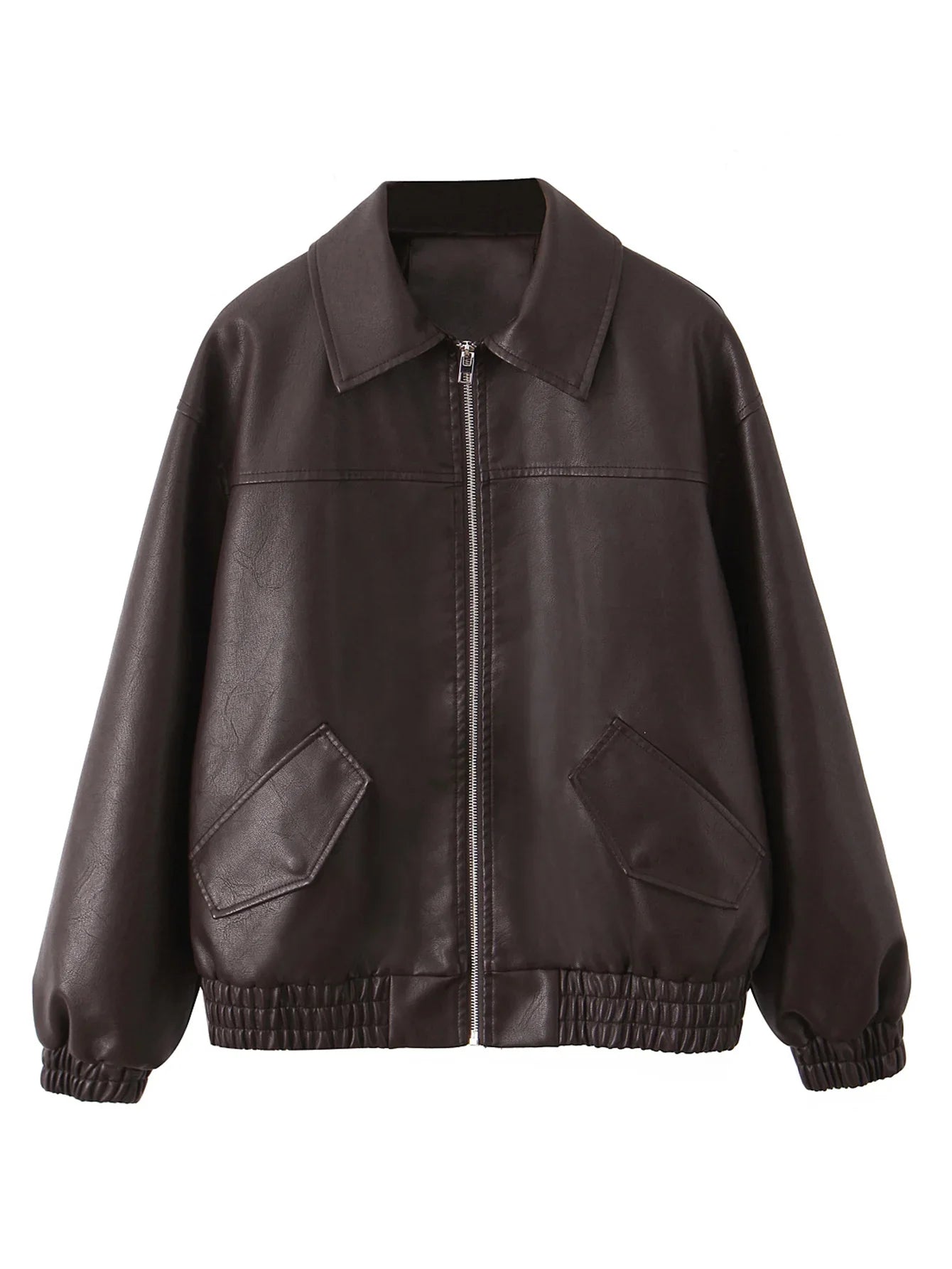 Chaqueta Biker Vintage de Polipiel